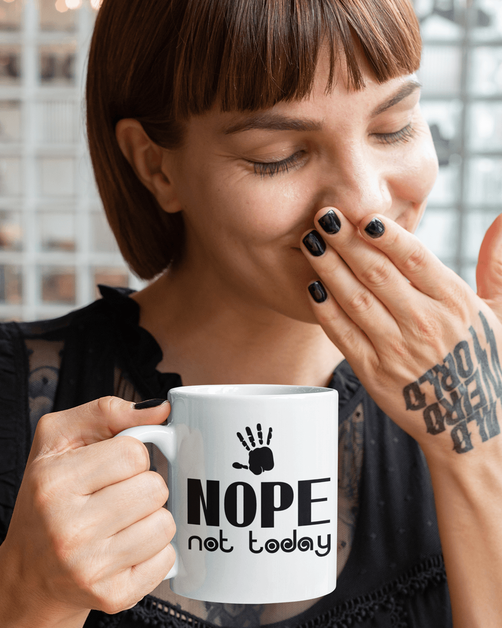 Nope not Today Coffee Mug - Lee's Treasure Chest 