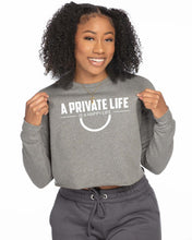 Load image into Gallery viewer, A Private Life Cropped Crew Fleece - Lee&#39;s Treasure Chest 