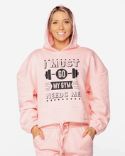 Load image into Gallery viewer, Custom Printed Cropped Oversized Hoodie - Lee&#39;s Treasure Chest 
