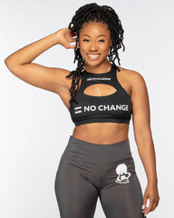 Custom Printed Hollow Cut Sports Bra - Lee's Treasure Chest 