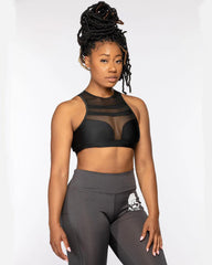 Hollow Mesh Sports Bra - Lee's Treasure Chest 